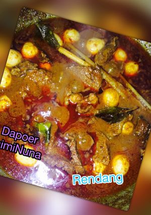 Foto resep Rendang sapi telur puyuh praktis