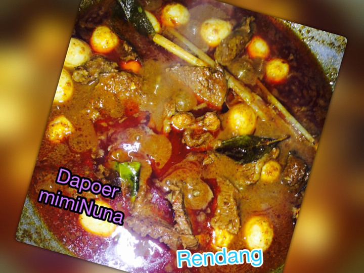 Ternyata begini loh! Bagaimana cara bikin Rendang sapi telur puyuh praktis dijamin sempurna