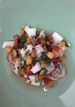 Una foto de Ceviche de calamar