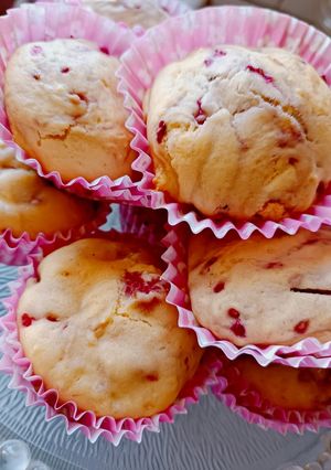 Málnás Muffin recept fotója