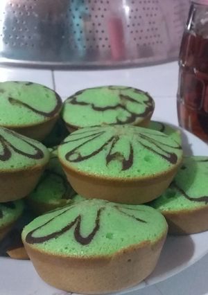 Foto resep Bolu mini pandan
