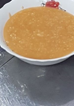 صورة لوصفة شوربه الشوفان