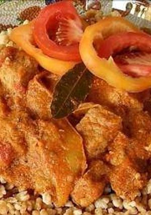 Paprikás, lecsós sertéspörkölt recept fotója