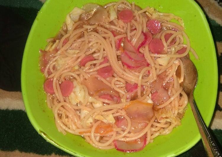 Seblak spagety