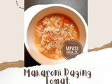 MPASI 1y+ : Makaroni Daging Tomat
