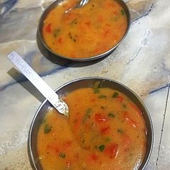 Tomato Sooji Soup A picture of Tomato Sooji Soup.