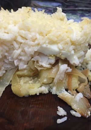Una foto de Pastel de Merluza y Arroz