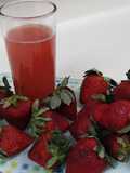 Jugo de fresas