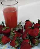 Jugo de fresas