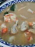 ต้มยำกุ้งน้ำใสใส่เห็ดฟาง ไม่ใส่พริก เมนูเด็ก