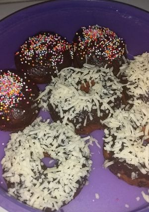 Foto resep Donat ubi ungu simple