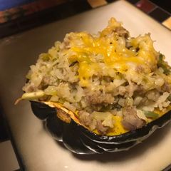 A picture of Stuffed Acorn Squash.