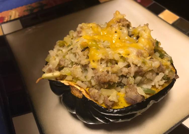 Recipe of Appetizing Stuffed Acorn Squash