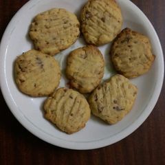 A picture of Chocolate chip cookies #4week's challenge.