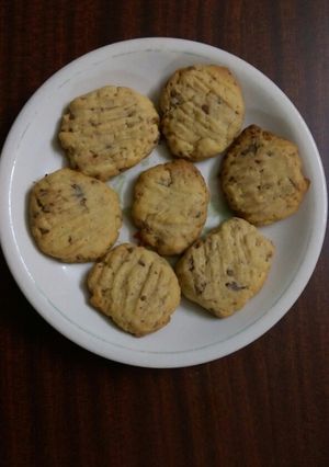 A picture of Chocolate chip cookies #4week's challenge.