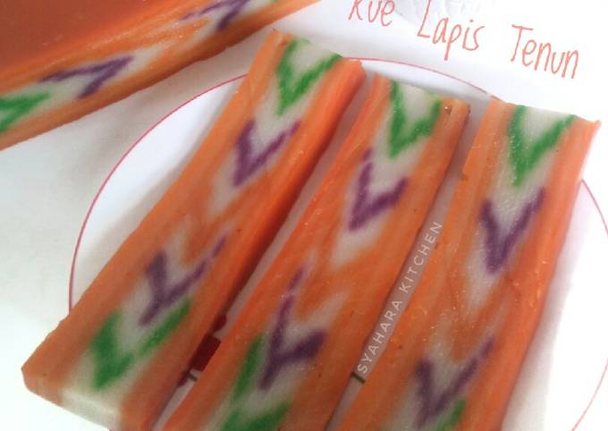 Bagaimana Menyiapkan 51 - 1 Kue Lapis Tenun, Bikin Ngiler