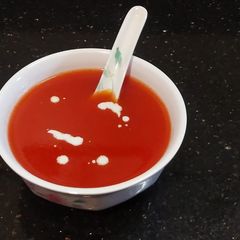 A picture of Tomato soup.