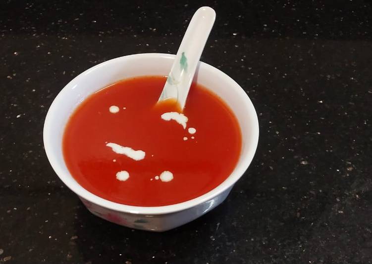 Steps to Prepare Quick Tomato soup