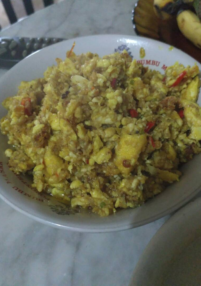 Foto resep 1. Orak arik tahu telor