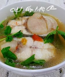 cá hú nấu ngót