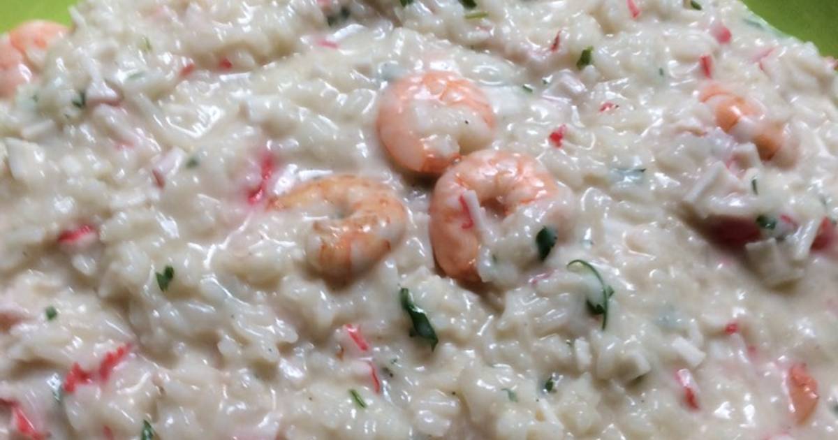 Risotto de camarones 64 recetas caseras Cookpad