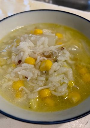 蒲瓜小魚玉米粥 的食譜成品照片
