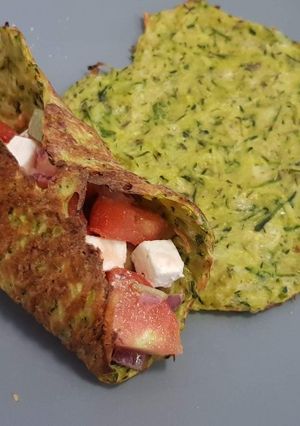 Une photo de Tortilla de courgettes!