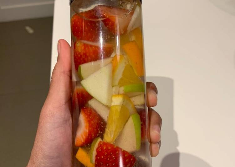 Cara Gampang Membuat Refreshing Infused Water (Tutti Frutti) Anti Gagal