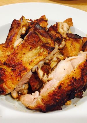 A picture of Blacken Crispy Skin Chicken.