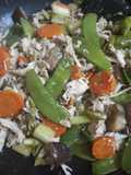 Pollo con verduras