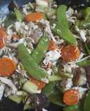Pollo con verduras