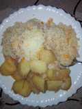 Carrot Rice with Waru