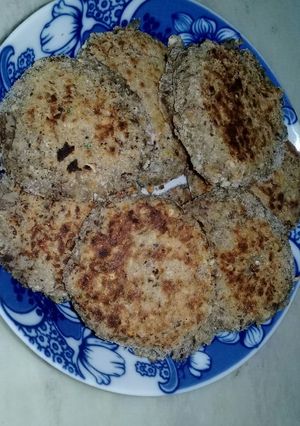 Una foto de Medallones o hamburguesas de lentejas a mi manera