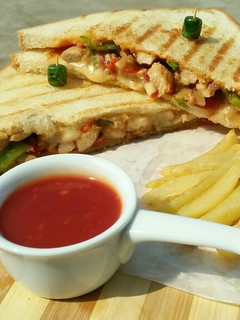 A picture of Chicken Fajita Sandwich 😋.