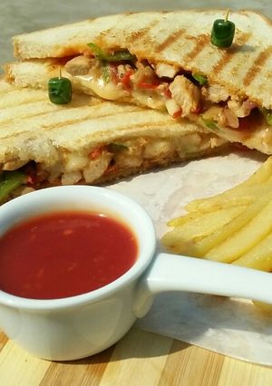 A picture of Chicken Fajita Sandwich 😋.