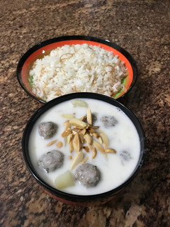 صورة لوصفة كفتة باللبن