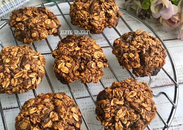 Langkah Mudah untuk Membuat Oat Choco Cookies Anti Gagal