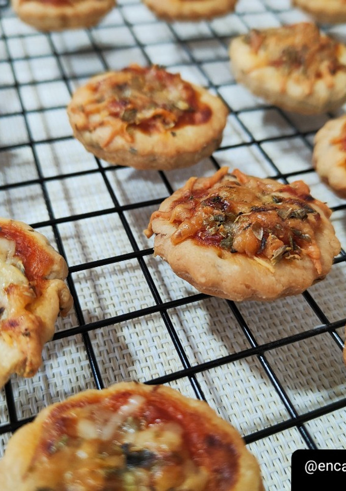 Una foto de Galletas sabor pizza