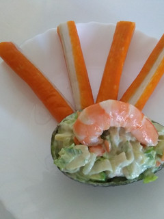 Una foto de Aguacate relleno