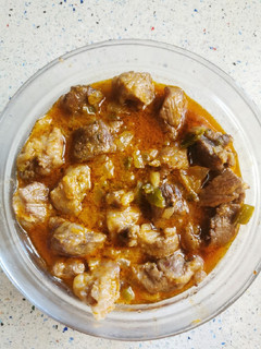 Una foto de Carne de cerdo en salsa