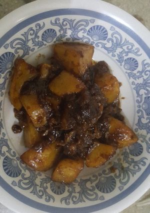 Foto resep Kentang kecap dg daging