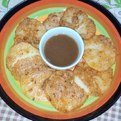 Tandoori Potato Fritters A picture of Tandoori Potato Fritters.