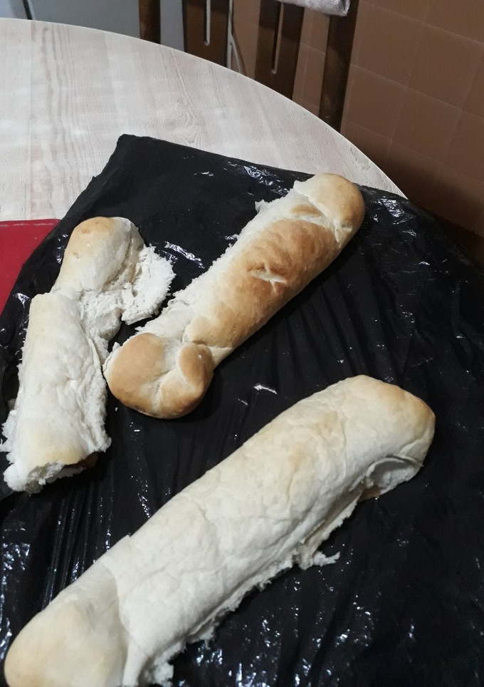 Una foto de Pan casero relleno con dulce de batata