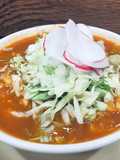 Pozole estilo oaxaqueño
