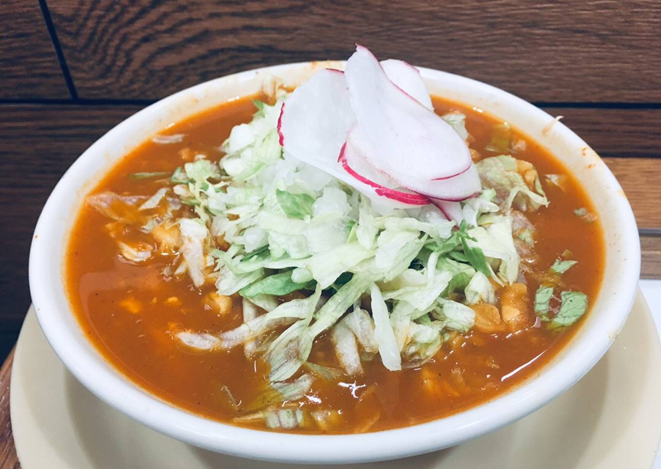 Pozole estilo oaxaqueño