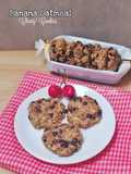 Banana Oatmeal Chewy Cookies