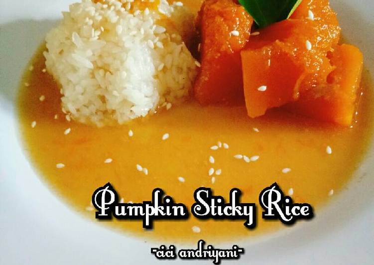 Resep Pumpkin Sticky Rice [ Nasi Ketan Labu Kuning ], Enak Banget