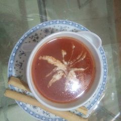A picture of Tomato soup.