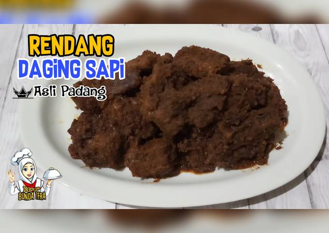 Resep Rendang Daging Sapi Asli Padang Sedap dan Istimewa