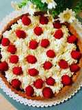 Crostata con frolla di castagne e crema al mascarpone